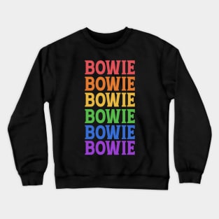 BOWIE COLORFUL CITY Crewneck Sweatshirt